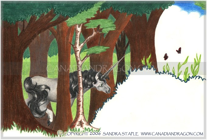 Unicorn Children's Book Illustration