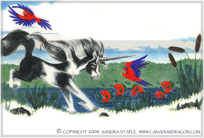 Unicorn Children's Book Illustration