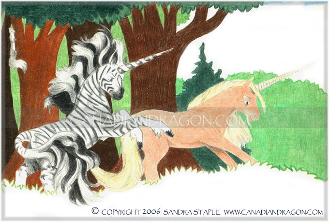 Unicorn Children's Book Illustration