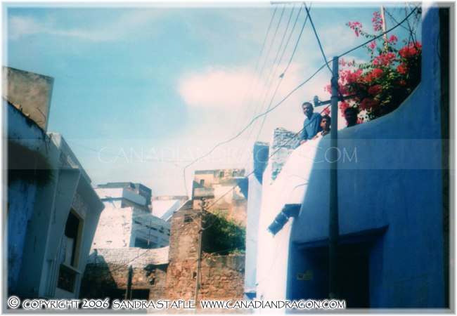 Looking over the Rooftop - Bundi