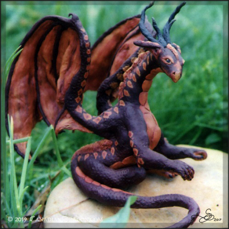 Red Dragon Sculpture